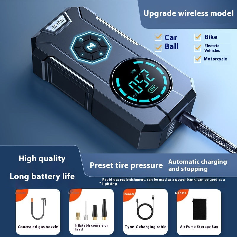 AirDrive™ Digital Tire Inflator – Smart Portable Air Pump for Fast Emergency Inflation