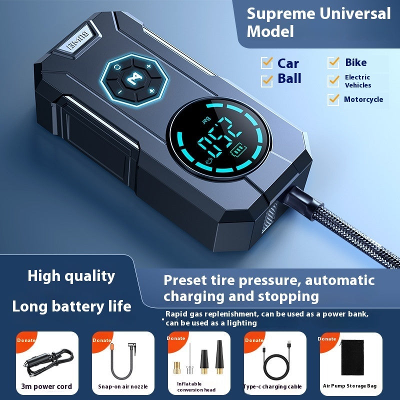 AirDrive™ Digital Tire Inflator – Smart Portable Air Pump for Fast Emergency Inflation