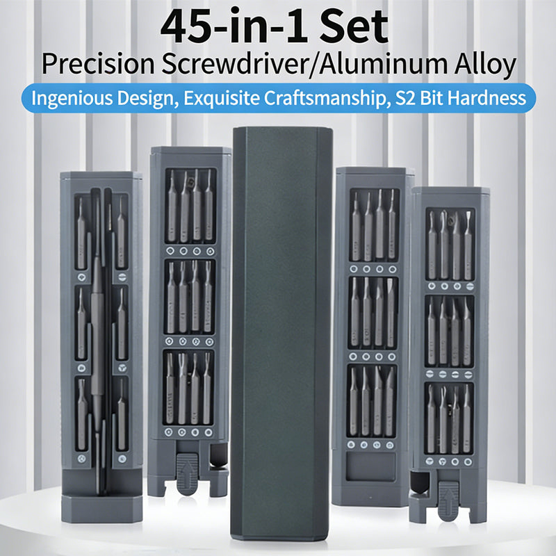 FixPro™ Precision Screwdriver Set – 45-in-1 Magnetic Repair Kit for Electronics & Everyday Devices