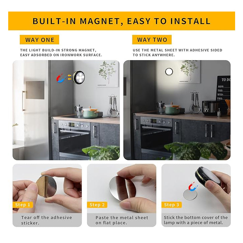 GlowSense™ Motion Sensor Light (3-Pack)